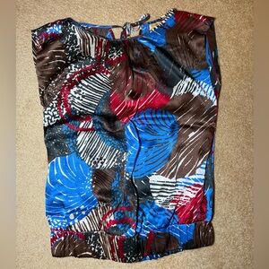 Colorful Abstract Women's Blouse